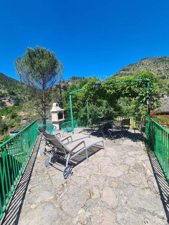 Gite La Maison De Jules Sainte-Enimie Bagian luar foto